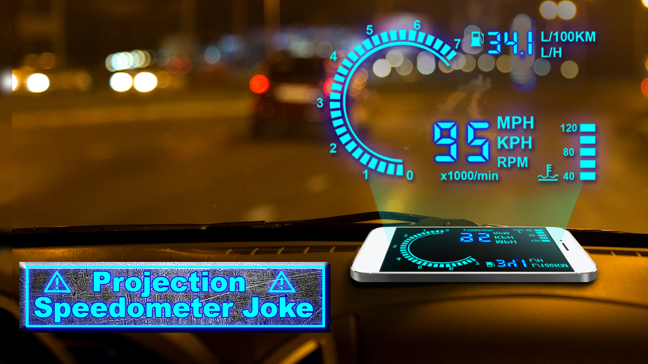 Projection Speedometer Joke - Thumbnail 4
