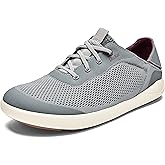 OLUKAI 'Ahi Men’s Performance Marine Shoes, Water-Ready Sneakers with Customized Lacing Fit, Lightweight & Breathable, Enhanced Grip & Traction