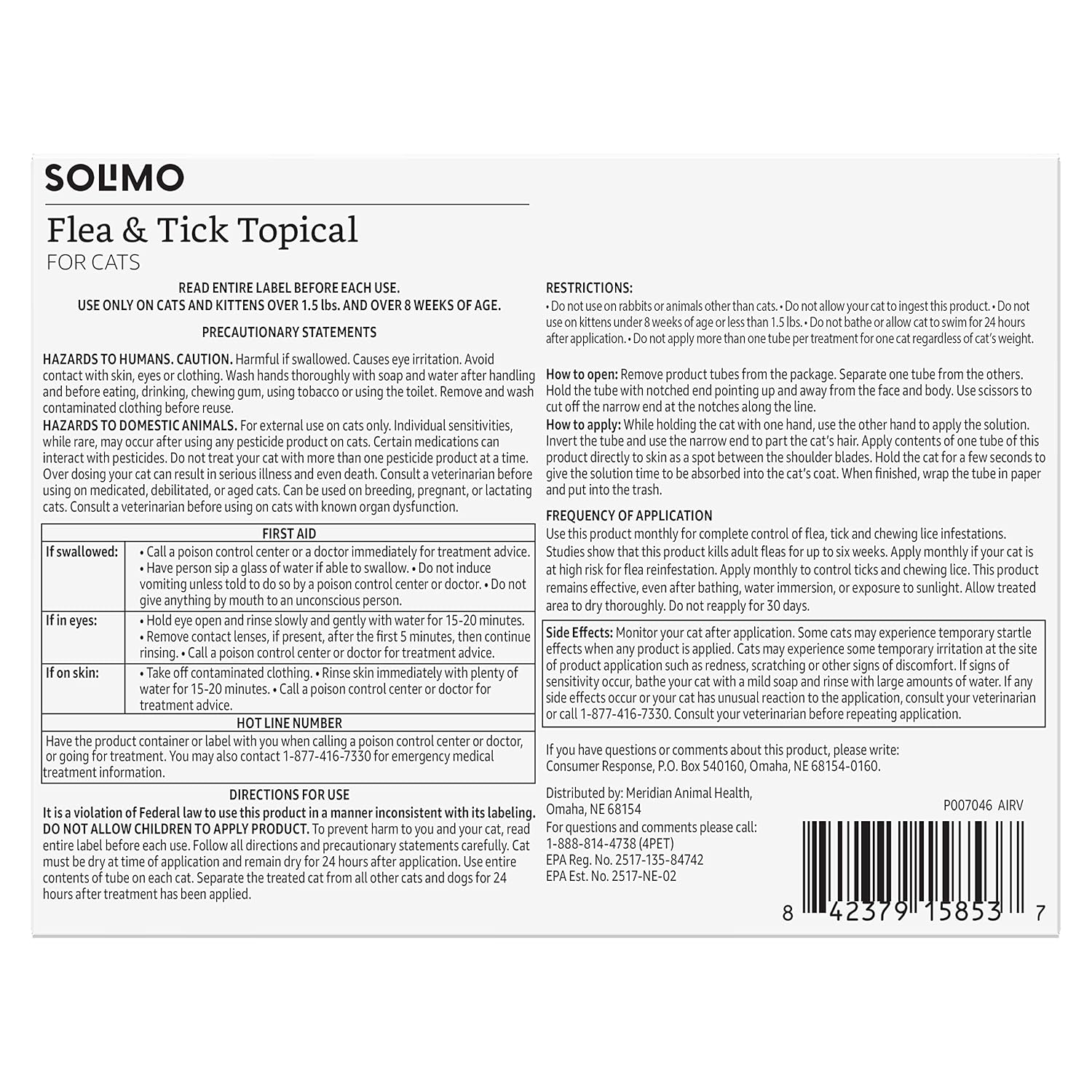 Reviews Amazon Brand Solimo Flea and Tick Topical Treatment for Cats