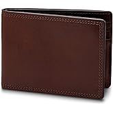 Bosca Men&rsquo;s Wallet, Dolce Leather Slim Bifold Wallet, Dark Brown