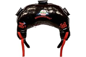 Suples Bulgarian Bag®-Model Original, Black Vinyl, Made, Including The Instructional Video from The Inventor Coach Ivan Ivanov (Wrestling, Fitness, Crossfit)
