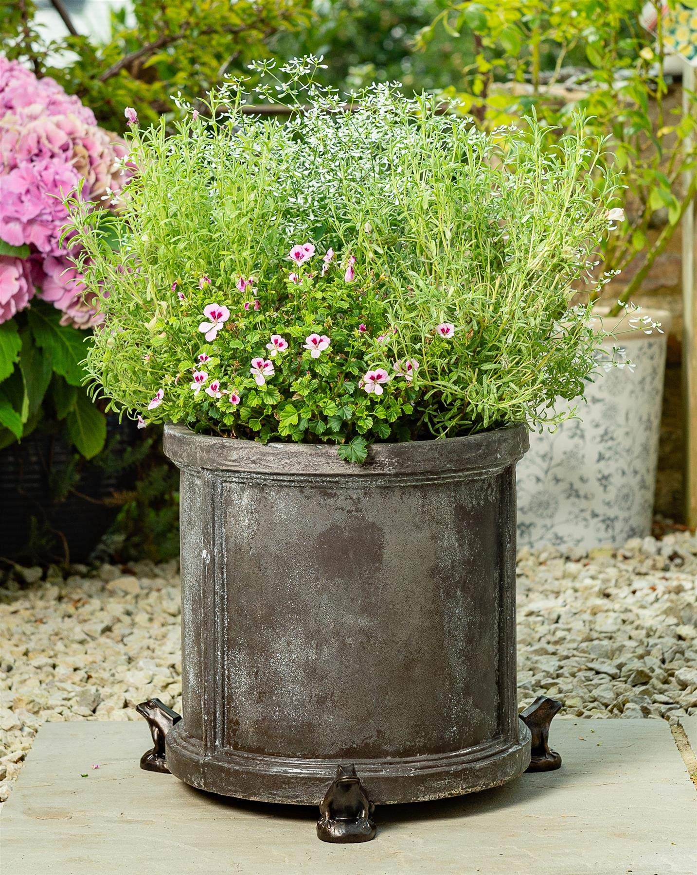 Potty Feet Frog Figures Plant Pot Feet - Planter Support - Handmade Decorative Ornaments - 3pcs