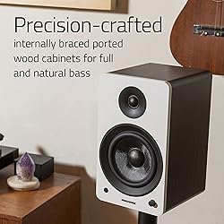 Fluance Ai61 Powered 6.5" Stereo Bookshelf Speakers