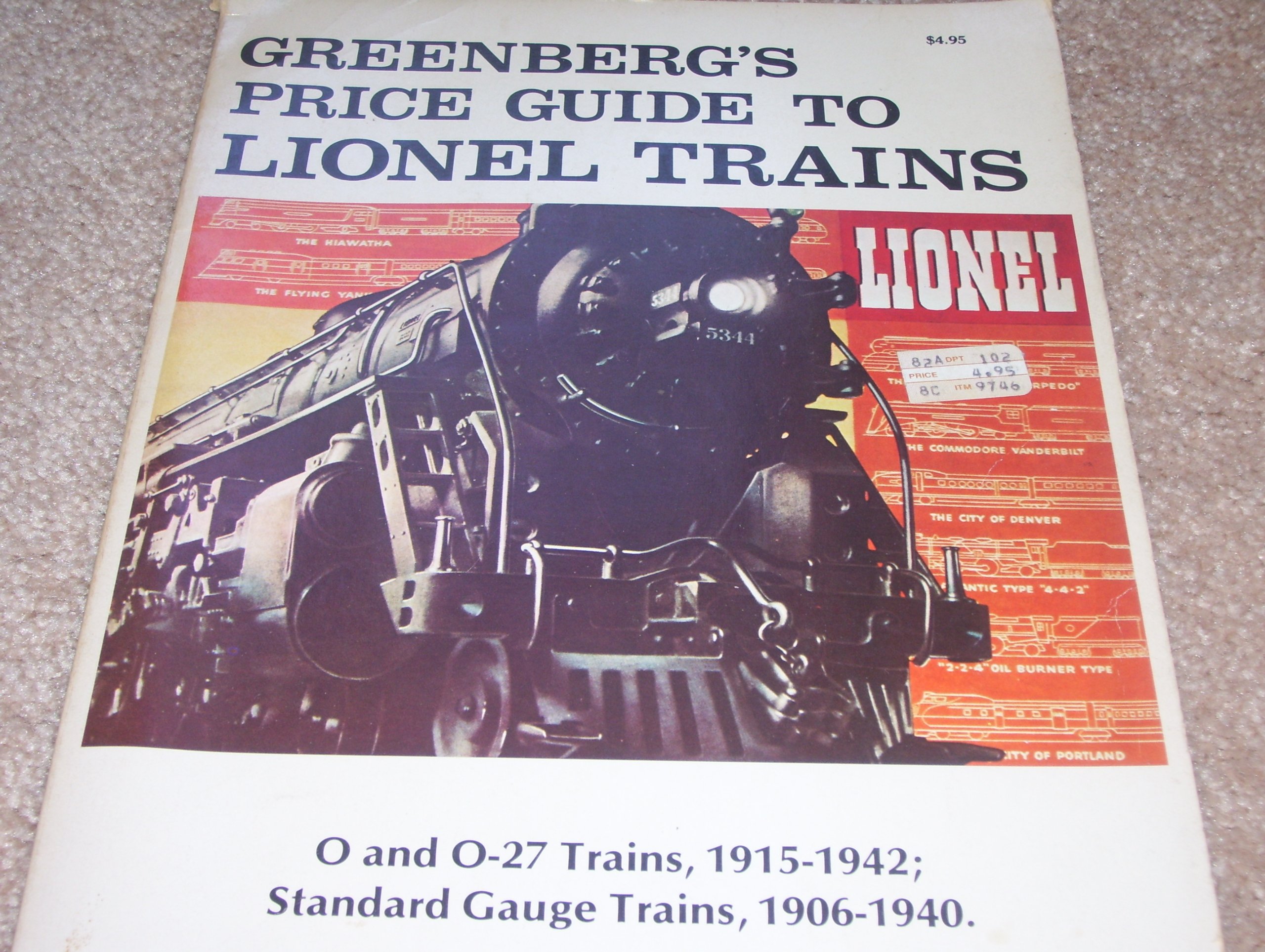 greenberg lionel train price guide
