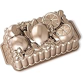 Nordic Ware Citrus Blossom Loaf, 6 Cup, Toffee