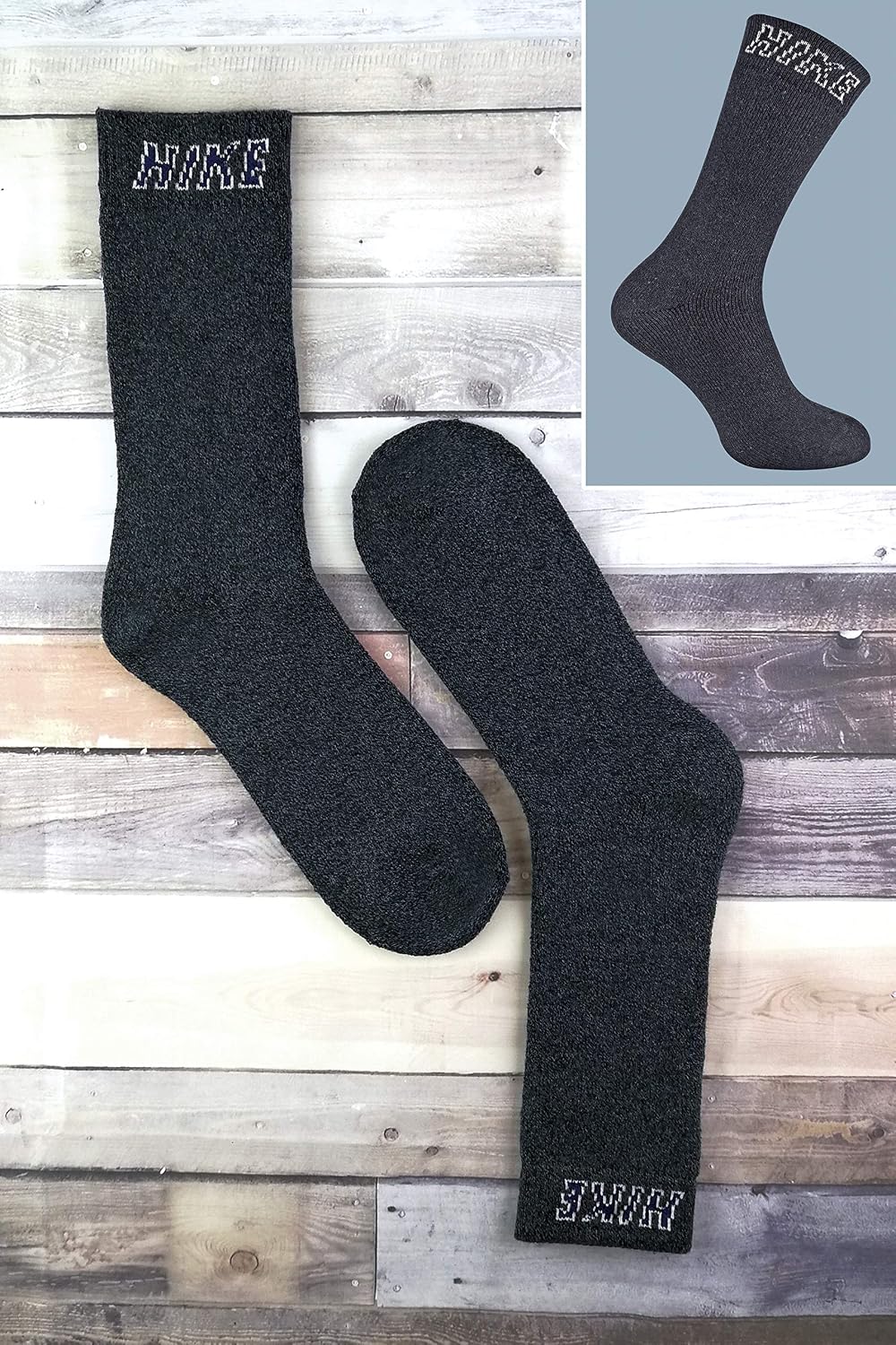 Sock Snob - 6 works HIKE Mens Summer Cushioned Breathable Cotton Hiking Socks (6-11 UK, Pack 1) - Image 5