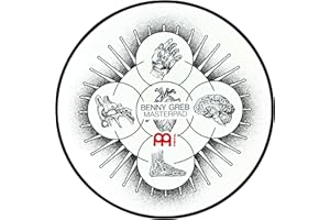 Meinl Cymbals Artist Series 12" Drum Practice Pad, Benny Greb Signature Masterpad, Silicone — Medium Rebound and Controlled Volume for Speed, Power and Precision, 2-Year Warranty (MPP-12-BG)