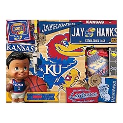 YouTheFan NCAA Kansas Jayhawks Retro Series Puzzle