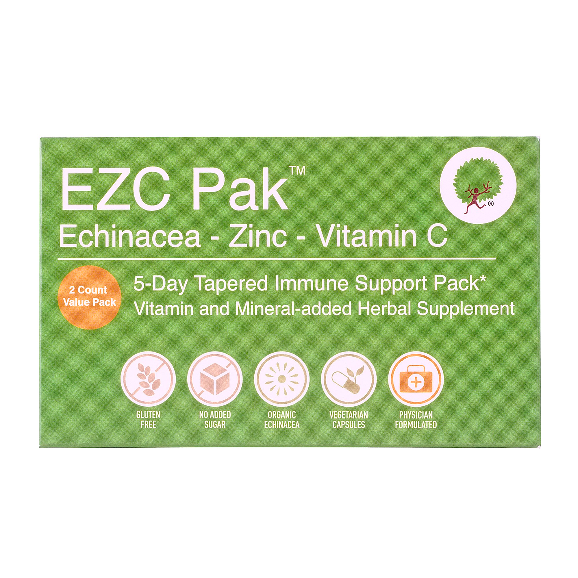 EZC Active Pak Immune Support, Echinacea, Zinc and Vitamin
