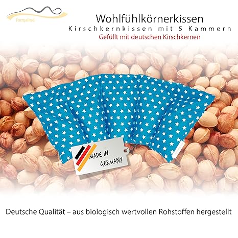Cojín de huesos de cereza / Almohada relajante para el tratamiento ...