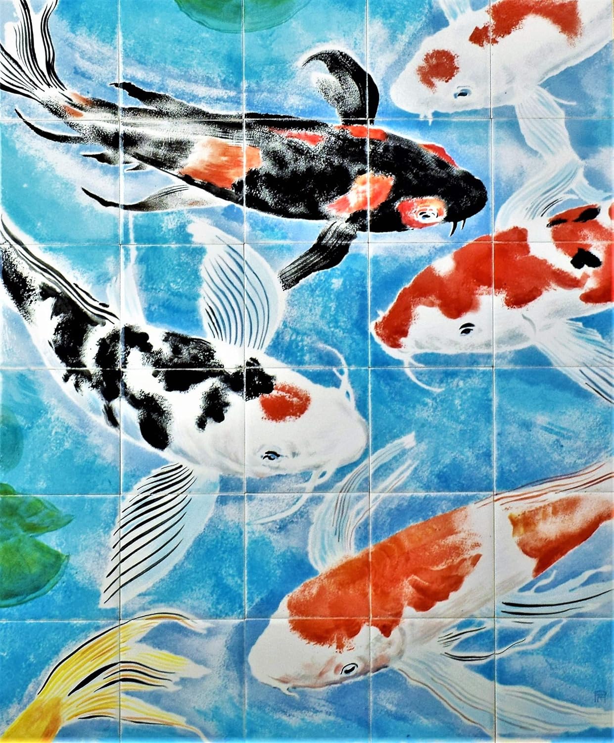 Backsplash Tile Accent Wall Kitchen Backsplash Hand Painted