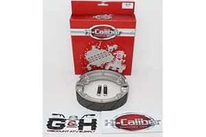 HI-CALIBER POWERSPORTS PARTS WATER GROOVED REAR BRAKE SHOES & SPRINGS for the 1985-2011 Kawasaki KLF 185 220 250 Bayou ATVs
