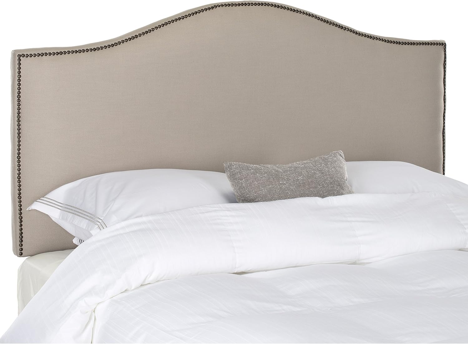 Best Upholstered Taupe King Headboard