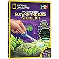 NATIONAL GEOGRAPHIC Mega Science Kit - Glow in The Dark Lab with Crystal Growing Kit, Slime Making, Glowing Putty, and More S