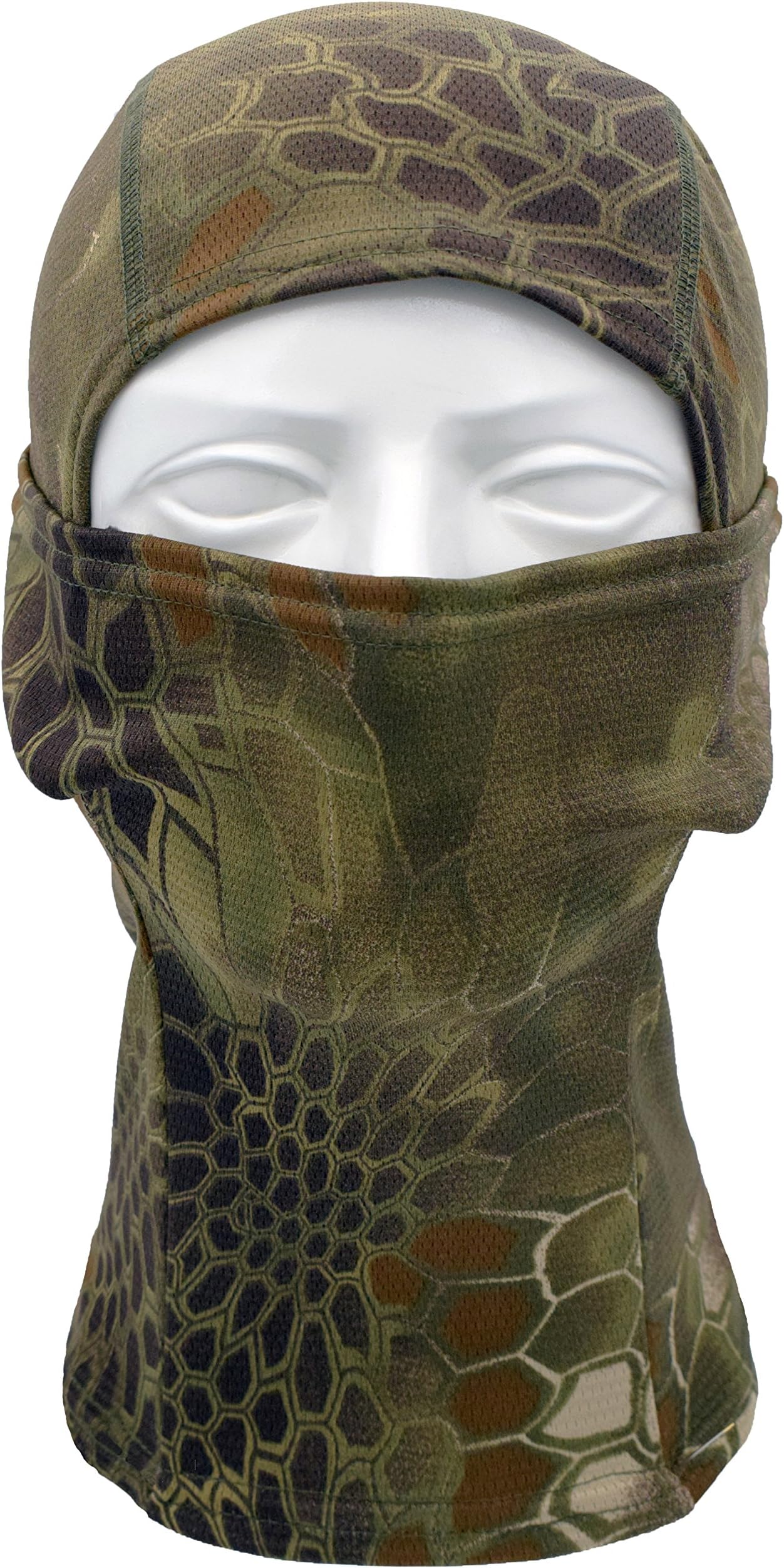 TClian Highlander Camouflage Balaclava Full Face mask Ninja hood Millitary Camo