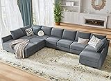 HONBAY Convertible U Shaped Modular Sofa Sectional