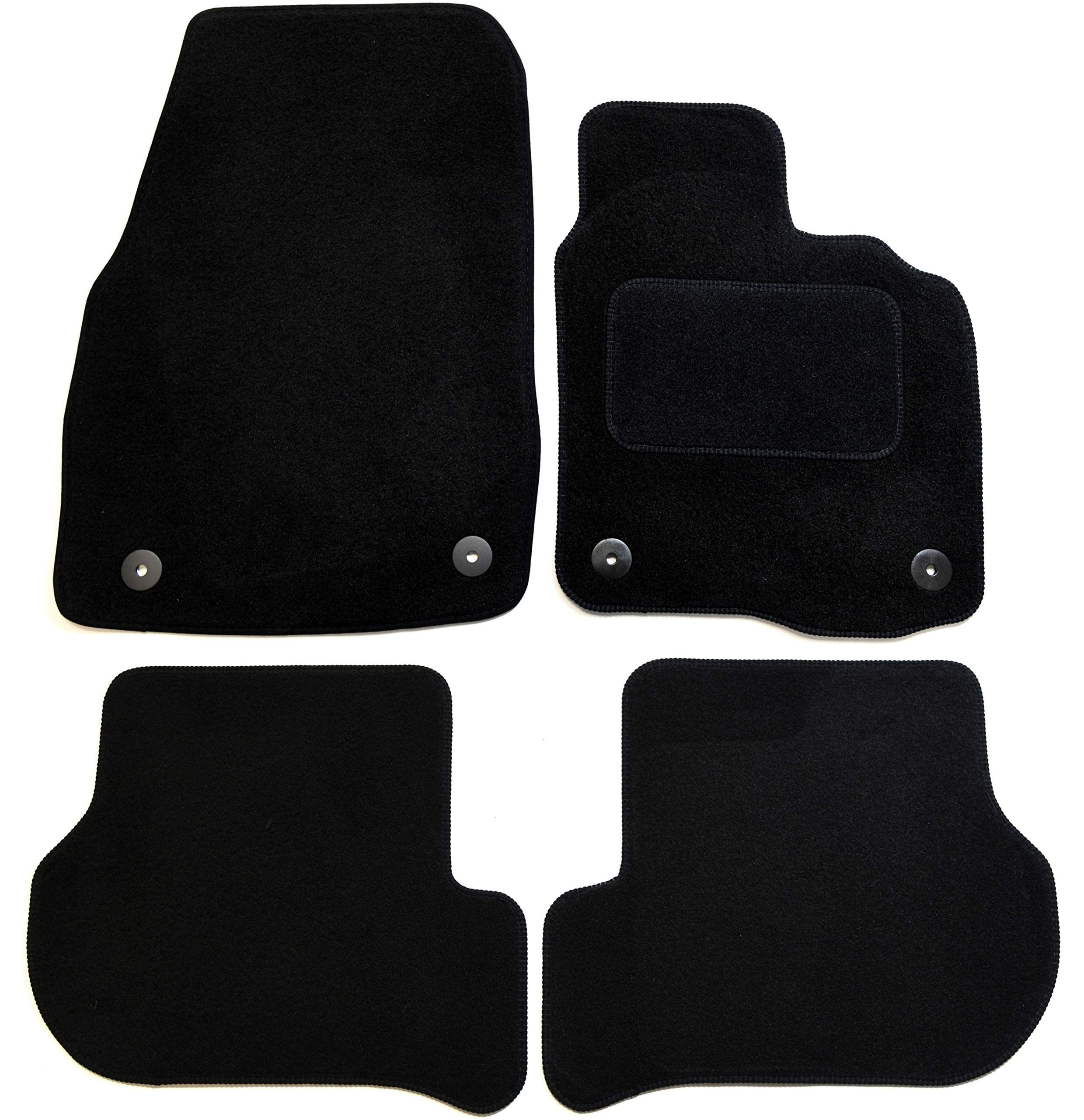 Sakura WW0119 Fully Tailored Carpet Floor Mats, Black