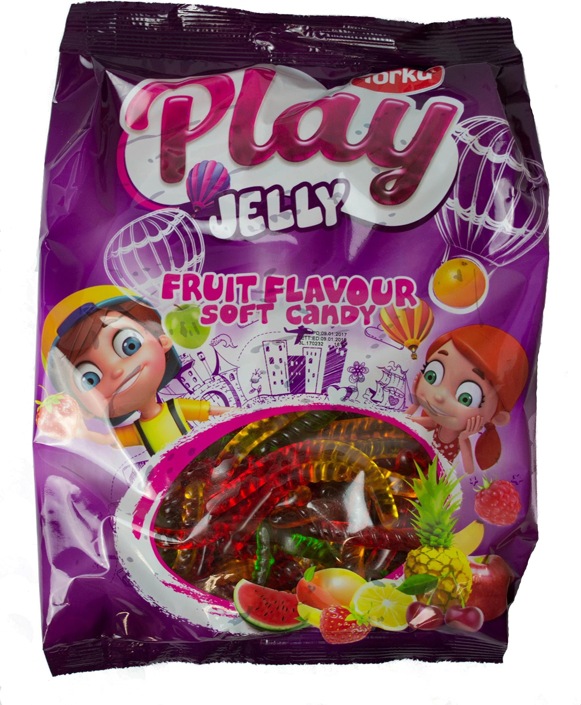 Wiggly Worms Jelly Sweets, 1000g