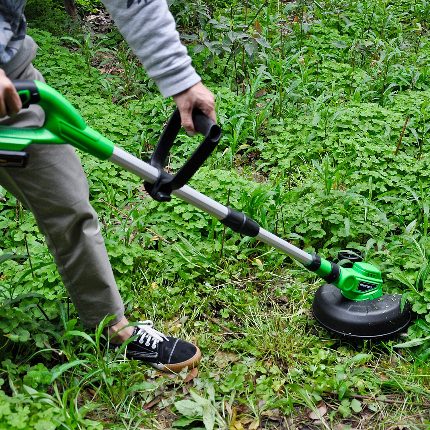 Powerland G001 Coupe-Herbe 18 V Li-ion （Y compris la batterie）