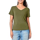 BAMBOO COOL Women's T Shirts Classic Short Sleeve Fit Tops for Women Casual Fitted Tees