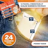 Bramble Hand Warmers 12 Pairs 24 Total Air Activated Odour Free Up to 10 Hours view 5