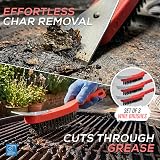 TDBS Wire Brush Set 29cm with Metal Scraper Pack of 3 view 2