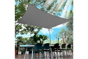 CelinaSun Sun Shade sail incl Fastening Ropes Square 16,5 x 16,5 ft Anthracite Premium Sun Shade Outdoor Weatherproof Breathable sail Shade