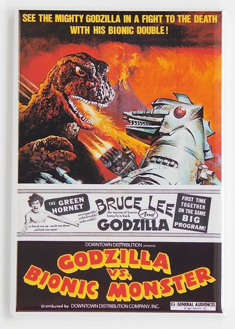 Godzilla veces más Bionic Monster imán para nevera: Amazon.es: Hogar