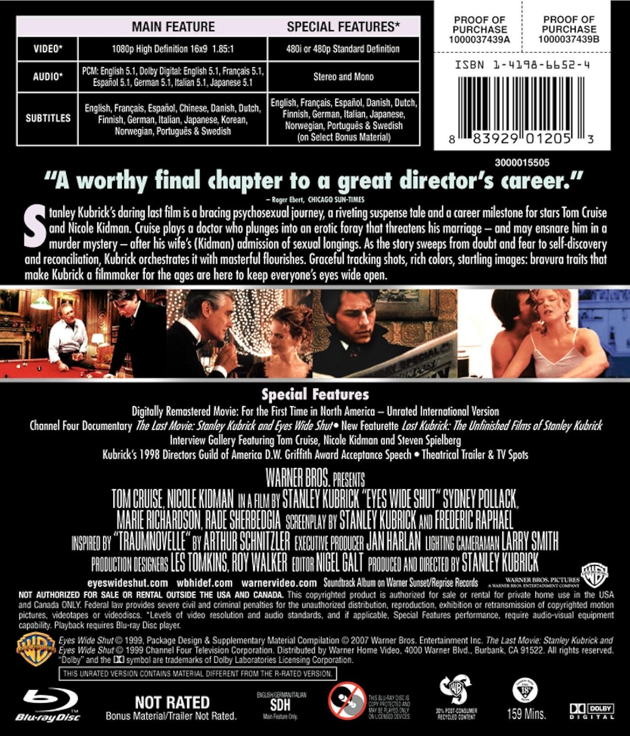 Amazon Co Jp Eyes Wide Shut Dvd ブルーレイ