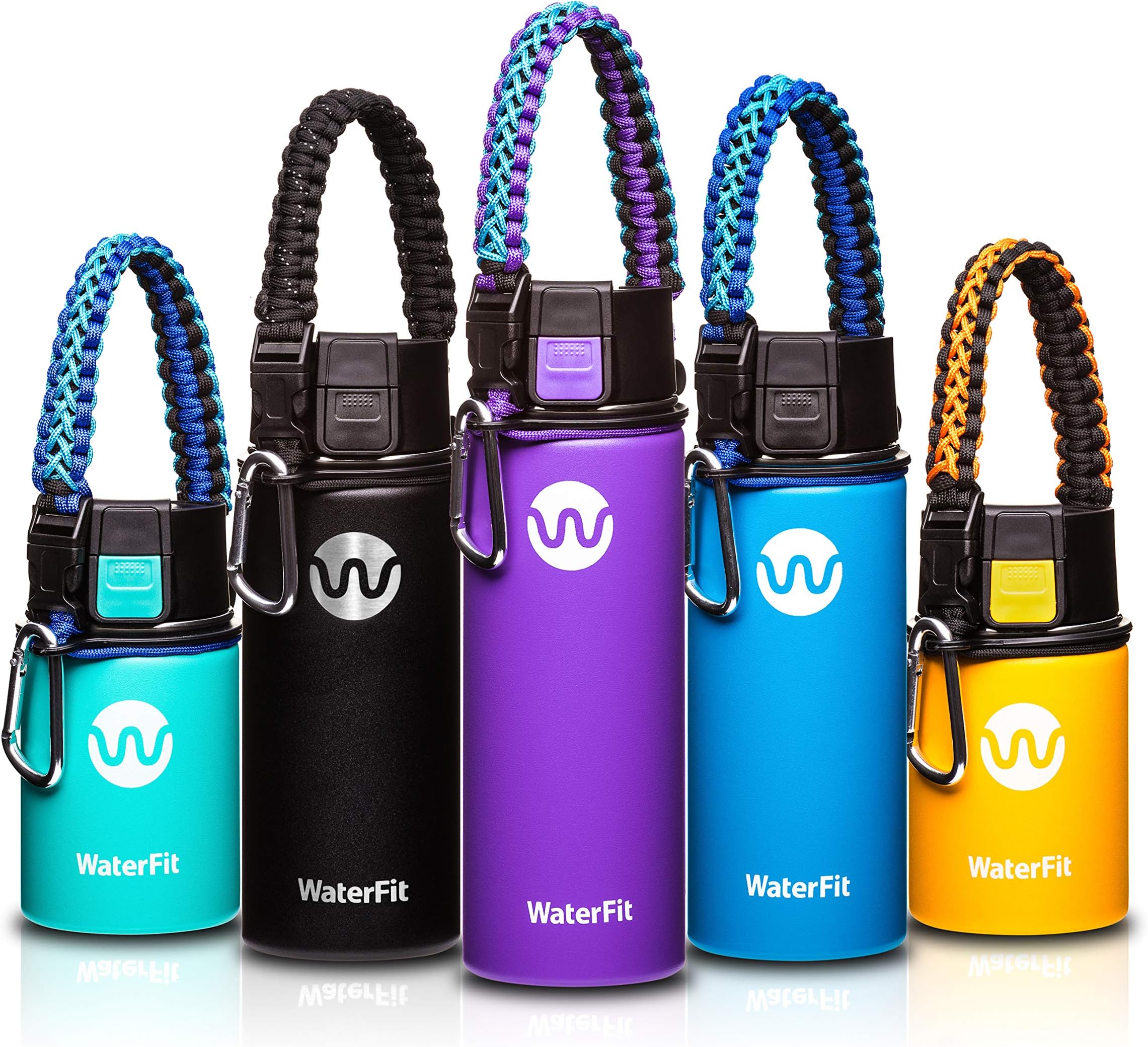 WaterFit Coffee Bottle (Purple, 12 oz)