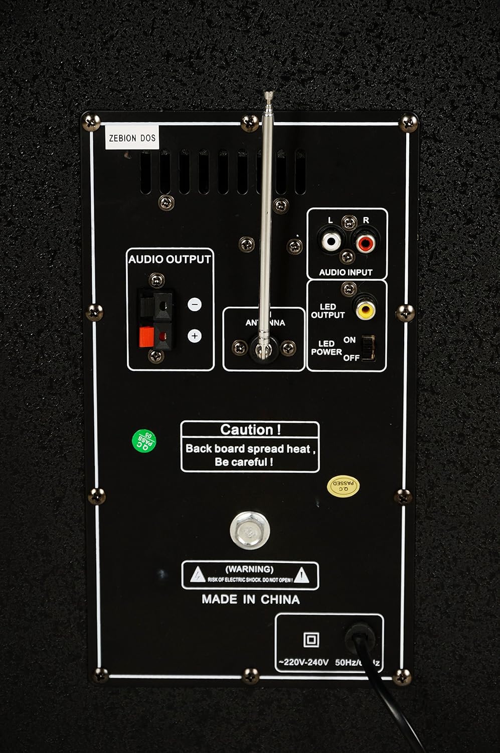 zebion dj speakers price
