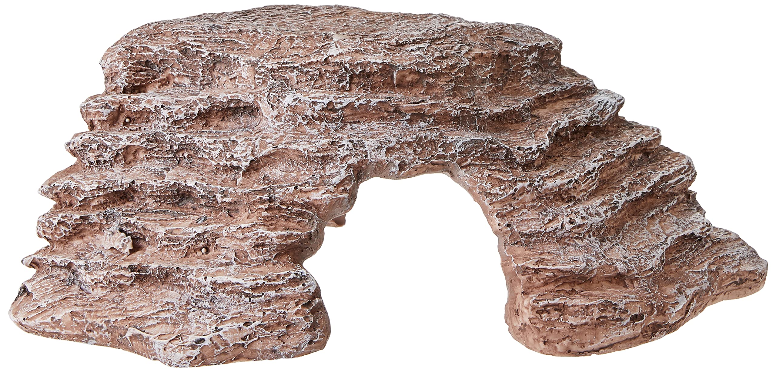 Komodo Basking Platform Corner Ramp for Reptiles in Brown 100% Natural Non Toxic Easy Clean Terrarium Vivarium Climbing Decor for Enclosures - Large