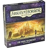 Fantasy Flight Games Arkham Horror The Card Game Path to Carcosa Deluxe EXPANSION - Uncover Madness and Mystery! Cooperative Living Card Game, Ages 14+, 1-4 Players, 1-2 Hour Playtime