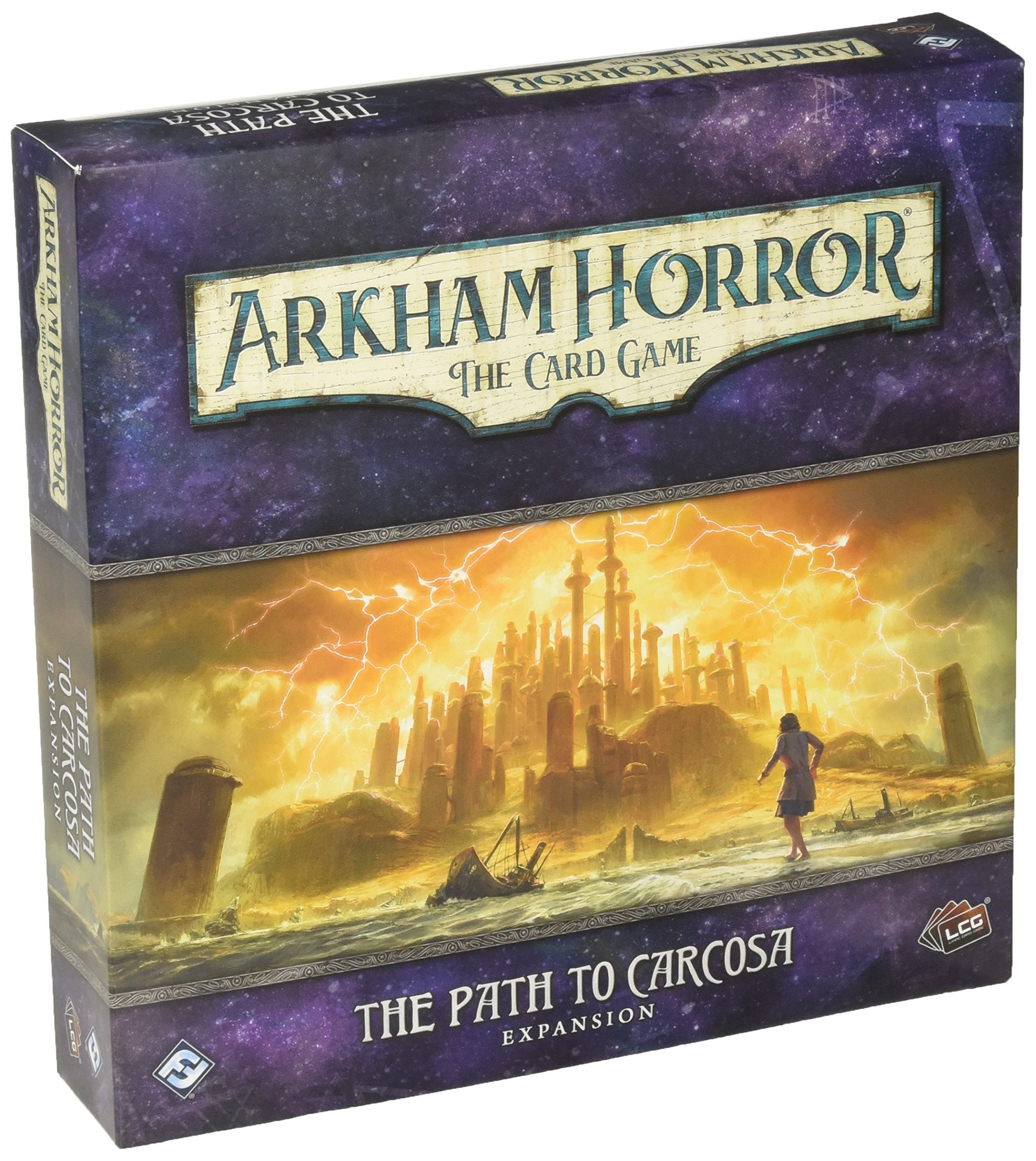 Fantasy Flight Games, Arkham Horror The Card Game: Deluxe Expansion - 2 The Path to Carcosa, Card Game, Ages 14+, 1 to 4 Players, 60 to 120 Minutes Playing Time โ image 1