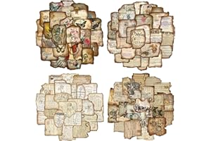 Bomichi 200pcs Vintage Stickers for Adults, Aesthetic Junk Journal Supplies for Scrapbooking Bullet Journal Collage Diary DIY Crafts