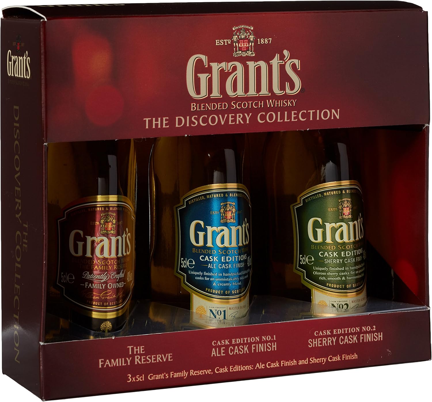 Grants Triple Pack Grants Family Reserve/ Sherry Cask and Ale Cask