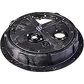 Jackel Original Radon/Sump Dome (Model: SMR16101-CV) - Black, Stainless Steel, Submersible Sump Cover - Universal Fit, Easy t