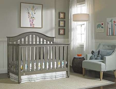 vintage grey crib
