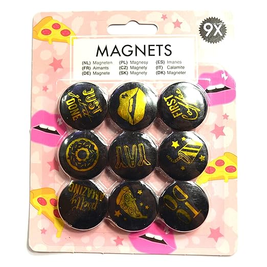 DEMO Créations - Juego de 9 imanes para Nevera, Imanes colorés ...