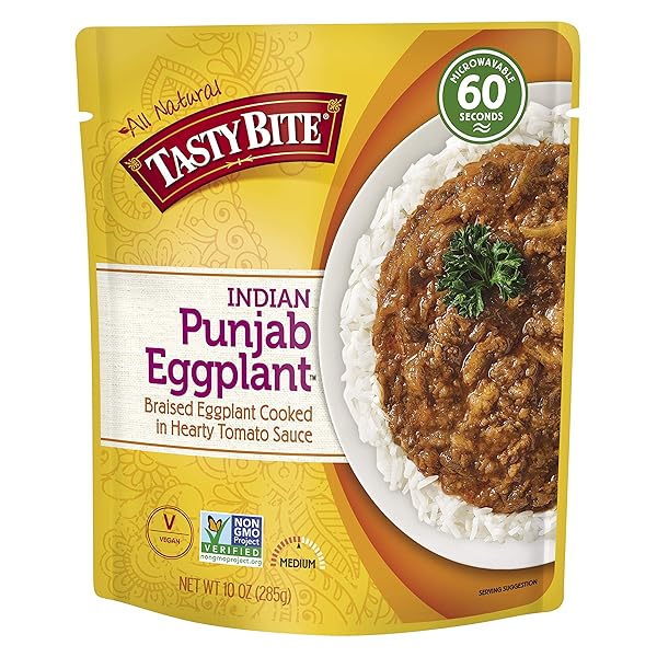 TASTY BITE ENTREE INDIAN CUISINE PUNJAB EGGPLANT, 10 OUNCE