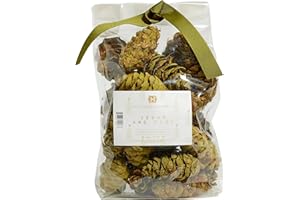 Hillhouse Naturals Potpourri Green Pine Cones - Potpourri Bowl Filler Vase Christmas Scent Potpourri Pine Scented Dried Flower Fragrance Farmhouse Decor - 8oz (Cedar & Pine)