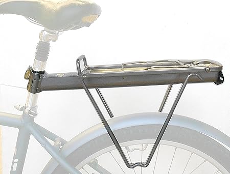pannier rack silver