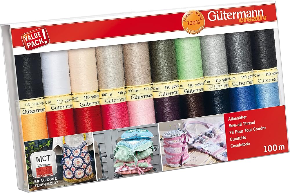 Gütermann Sew-All Thread Set 100m Pack of 20 Reels