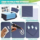 T2Y Dog Paddling Pool 160x30cm Large 5mm PP Board Quick Setup Drain Blue view 6