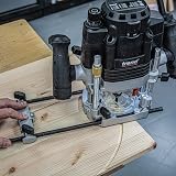 Trend T8EK 1/2 Inch Dual-Mode Plunge Router 2200 W 240 V Black view 9