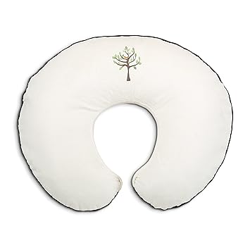 Boppy 08079903420000 Stillkissen, Velours und Baumwollbezug, Cream Life Tree, beige