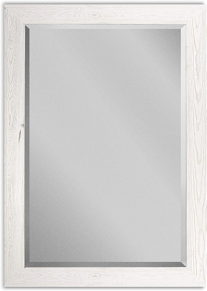Vanity Mirror, Rustic Style Barnwood Frame, Bathroom