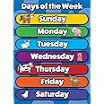 Palace Curriculum Days of the Week Poster Chart - LAMINATED (18 x 24)