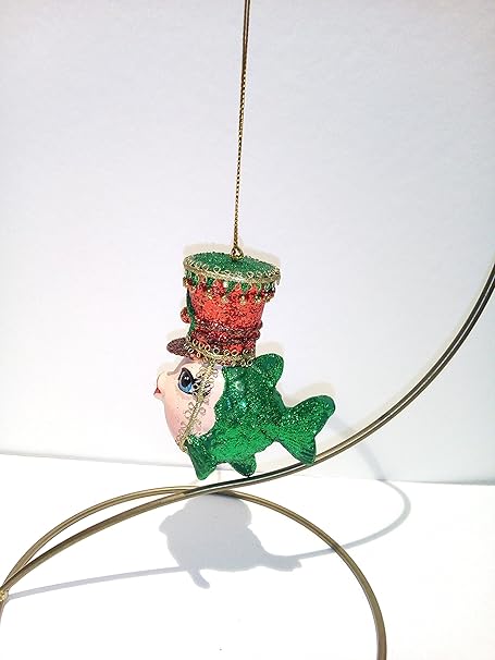 Addobbi Natalizi Goodwill.Good Will Pesce Pesciolino Verde Addobbo Decorazione Albero Natale Ceramica H9cm Goodwill Amazon It Casa E Cucina