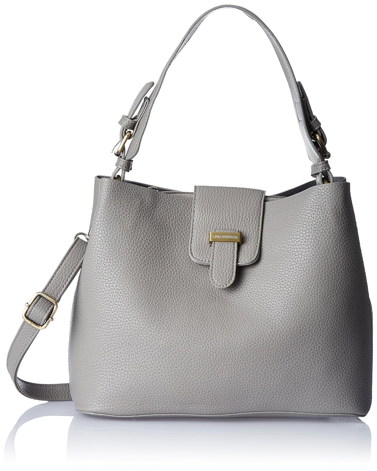 lino perros grey handbag